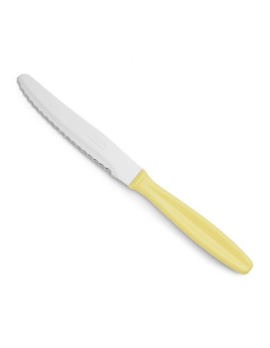 CUCHILLO POSTRE COLOR AMARILLO POLIPROPILENO 105 MM