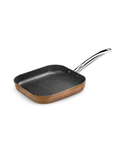 Grill con rayas Copper 28cm