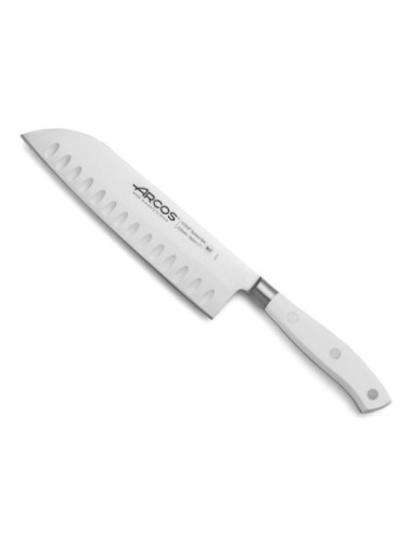 CUCHILLO SANTOKU SERIE RIVIERA BLANC 180 MM